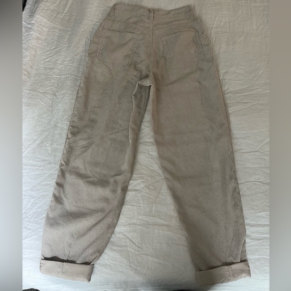 Beige Corduroy Pants - Size 4 - Picture 3 of 6